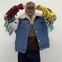 giubbotto con pelliccia removibile season